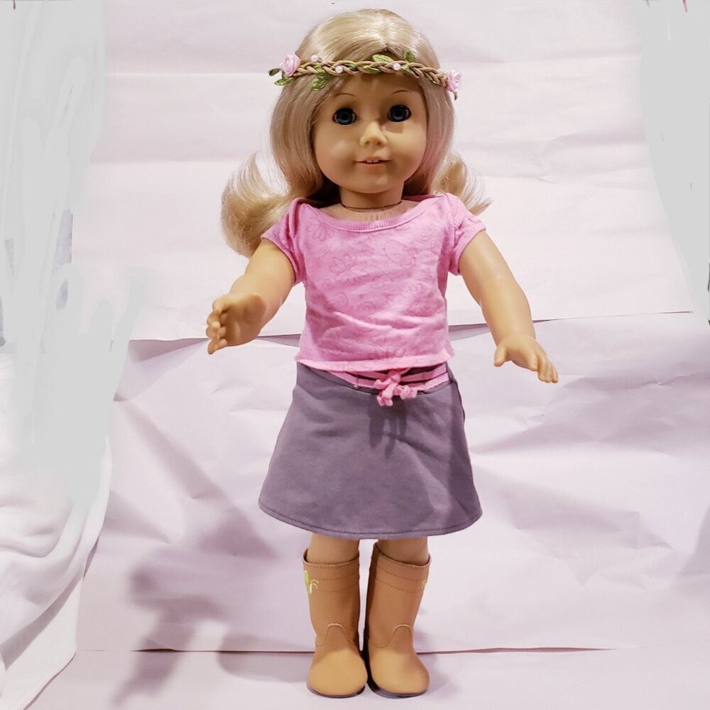 American Girl Doll Just Like You 22 plus True Spirit Outfit and vine crown